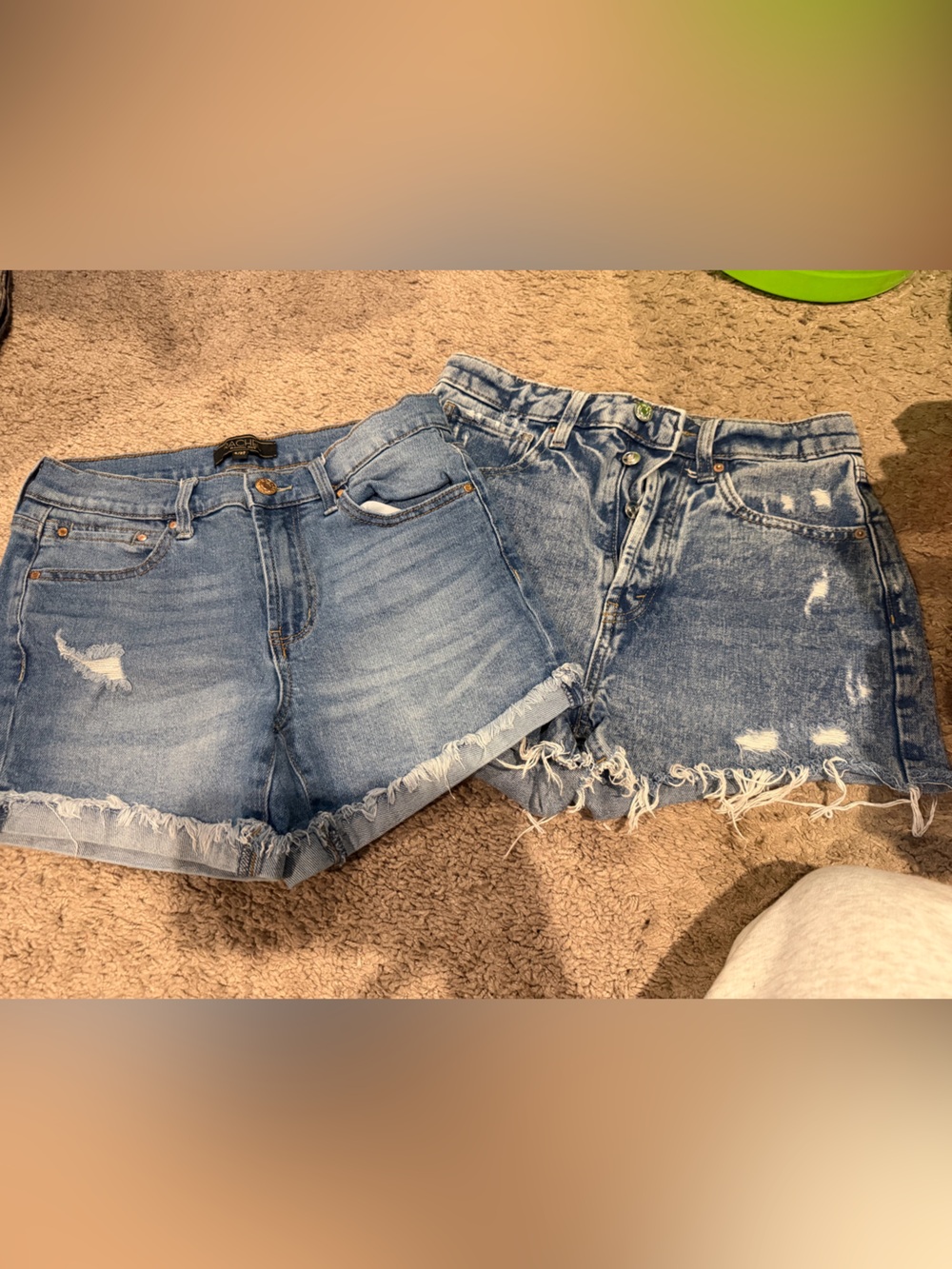 wild fable Light Blue Distressed Denim Shorts Duo